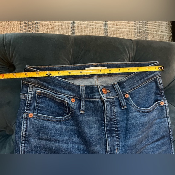 MADEWELL 10” HIGH RISE SKINNY JEANS SIZE 27T MA621 WENDOVER WASH - Picture 6 of 10